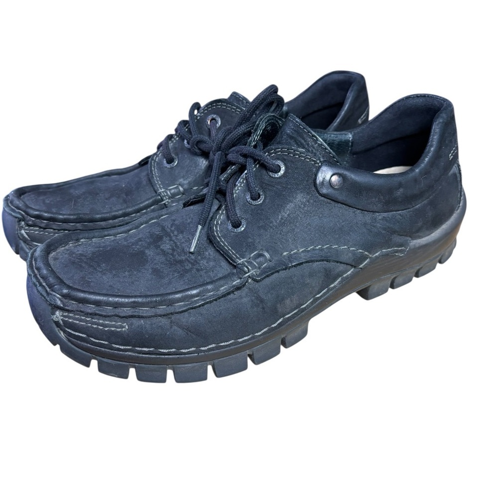 Wolky Fly Winter Black Lace-Up Leather Shoes – EU 40 (US 8.25-9)